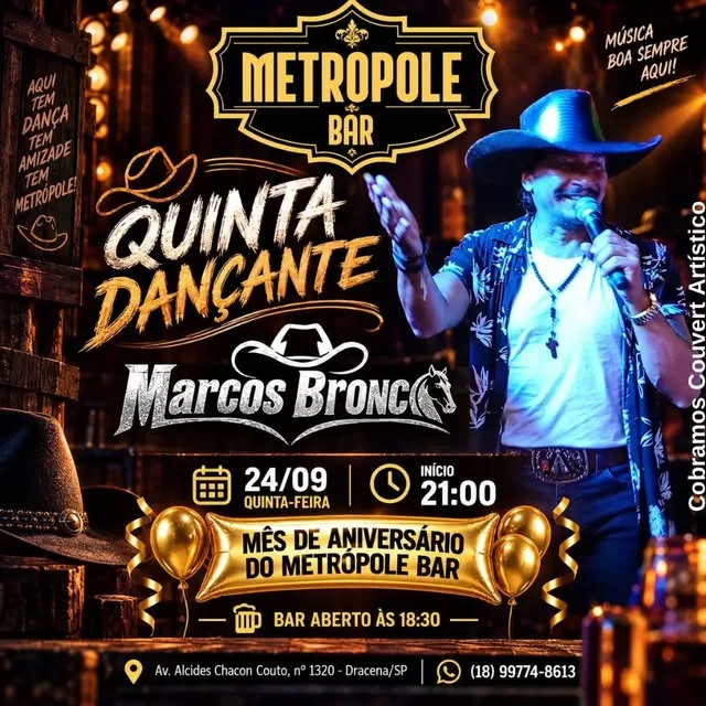 Flyer: Quinta Dançante, 24/09