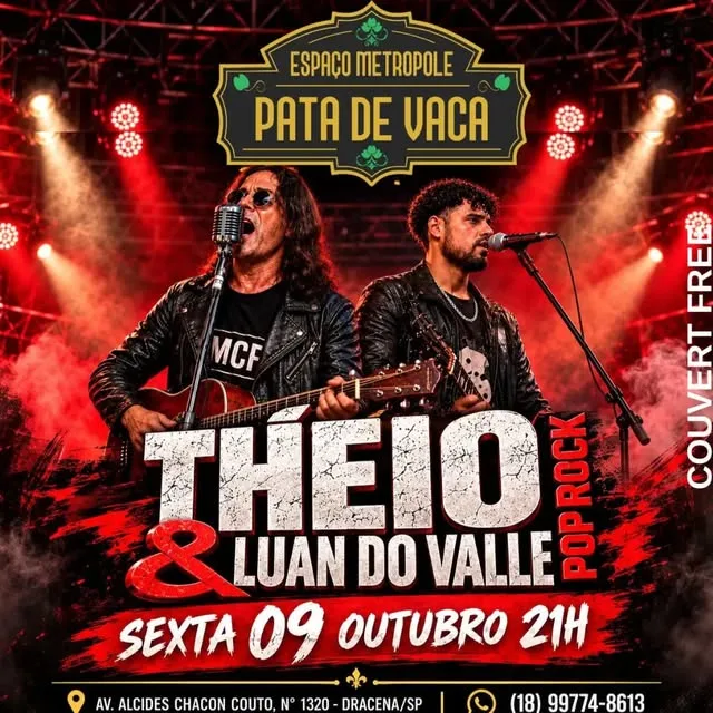 Flyer: Théio e Luan do Valle, 09/10